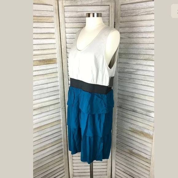 Mossimo Colorblock Tiered Dress Sz XL Nwt - Picture 2 of 6